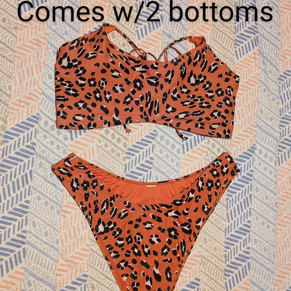 Leopard Print Bikini Set